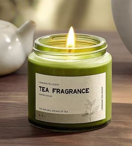 Vela Aromática de Cera de Soya Negra Mate <span class=keywords><strong>con</strong></span> Aroma a Lavanda, en Frasco <span class=keywords><strong>con</strong></span> Tapa, Decoración para el Hogar, Aromaterapia, Moderna, Hecha a Mano, Ecológica, Venta al Por Mayor - Product Image 4