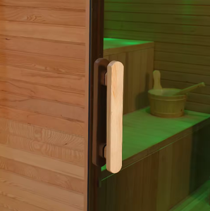 Nouveau design, sauna extérieur noir, grande cabine de sauna en cèdre et cèdre de l'Ohio, sauna traditionnel en bois massif avec pente - Product Image 6