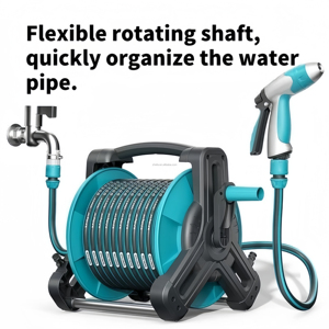 <span class=keywords><strong>Enrouleur</strong></span> de tuyau d'<span class=keywords><strong>arrosage</strong></span> rétractable automatique robuste pour le jardinage domestique - Product Image 3