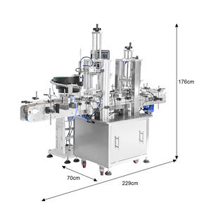 Máquina Tapadora Automática con Alimentador Vibratorio y Transportador para Botellas de Agua, Jugos, Cosméticos, Selladora de Tapas de Rosca, Línea de Llenado - Product Image 3