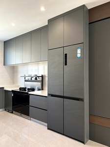 Meuble de cuisine modulaire, plan de travail en acier inoxydable, plan de travail en granit, meuble de cuisine moderne, évier de cuisine - Product Image 3