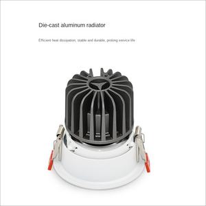 Downlight Cct Tunable Regulable Led Down Light Spotlight Cob Techo Antideslumbrante Luces empotradas - Product Image 3