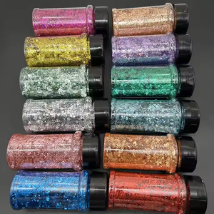 Polvo brillante grueso no tóxico respetuoso con el medio ambiente al por mayor para decoraciones navideñas producto a granel - Product Image 3