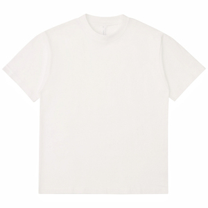 Camiseta vintage de lavado ácido de gran tamaño para hombre 300 GSM de punto pesado desgastado hombro caído simulado Boxy Fit Streetwear recortada - Product Image 5