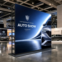 Écran LED extérieur P3.91 IP65 étanche 7680Hz pour location, panneau mural, toile de fond d'événement, pour salon automobile international