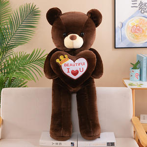 Gery Herz Teddybär Plüsch tier Valentinstag Riese Menschliche Größe Bär Kuscheltier puppen Super Soft Toys Schlafen Langes Kissen - Product Image 6