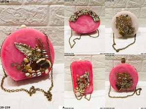 Bolso bandolera de resina exquisitamente hecho a mano de estilo recién llegado de diseñador para novia o noche Estilo de moda estampado de piedra única - Product Image 6