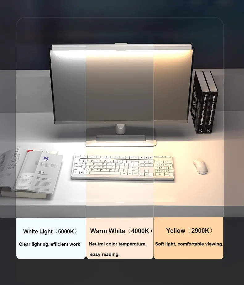 2023 Hot CE FCC 50cm Gaming Luzes LED Eye-care Computador Trabalho Luz Escrita Lâmpada de mesa Leitura LED Task Lamp light bar