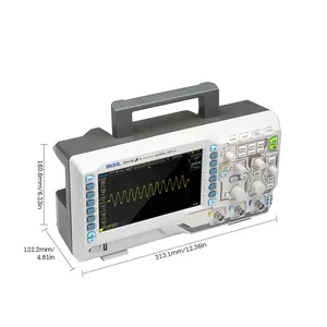 Rigol-osciloscopios de 7 pulgadas, DS1202Z-E, 200MHz, 2 canales analógicos