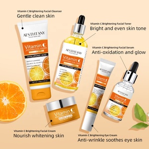 Bộ chăm sóc da hàng ngày AESTHTANY Vitamin C, chiết xuất thực vật chống oxy hóa, làm sáng da, cải thiện tông màu da, kiểm soát dầu, phù hợp với mọi loại da, sản xuất theo đơn đặt hàng (OEM) - Product Image 3