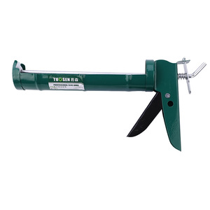 Pistolet à mastic Tuosen demi-baril 330 mm, manuel, avec poignée en fer, pour application de produits d'étanchéité - Product Image 2