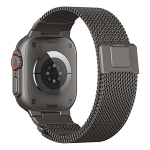 <span class=keywords><strong>Bracelet</strong></span> magnétique pour <span class=keywords><strong>Apple</strong></span> <span class=keywords><strong>Watch</strong></span> Ultra 3 2 Series 11 10 9, <span class=keywords><strong>bracelet</strong></span> en <span class=keywords><strong>maille</strong></span> milanaise en acier inoxydable pour hommes - Product Image 5
