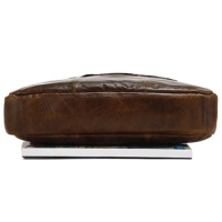 Sac à dos pour ordinateur portable léger en cuir véritable de qualité supérieure pour hommes et femmes avec protection rembourrée pour ordinateur portable et compartiments spacieux