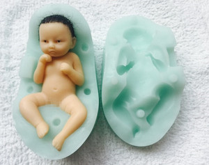 <span class=keywords><strong>Molde</strong></span> de silicona de alta calidad para decoración de tartas, <span class=keywords><strong>fondant</strong></span> 3d reborn para bebés - Product Image 5