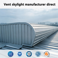 Ventilateur de toit en acier, ouvre-toit automatique pour système de ventilation naturelle des installations industrielles