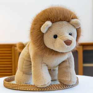 Peluche de León Cachorro Realista Personalizado - Muñeco de Peluche Realista, Lindo León de Simulación para Colección - Product Image 6