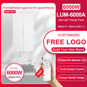 Magique Power 6000w 7 comprimentos de onda corpo inteiro rosto beleza dispositivo infravermelho Pdt máquina levou luz vermelha terapia painel com suporte - Product Image 2