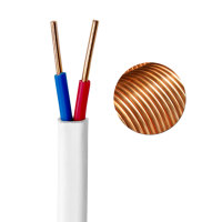 Kico Zweikern-Bvvb-Flachkabel 2*2,5mm PVC-Isoliertes Kupfer-Aluminium-Litzenkabel Flexibel 300/500V Hochresistentes Elektrokabel
