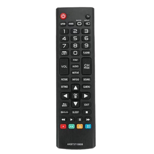 AKB73715608 Replacement TV Remote for LED Smart TVs (32LN530B 42LN5300 Etc.) with AAA Battery and 4 Buttons