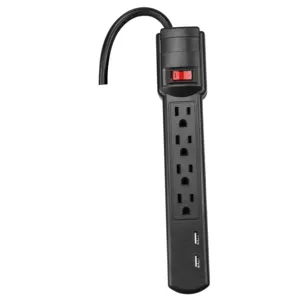 4 outlets 2 USB charging ports America type extension socket surge protector usb vertical universal power strip