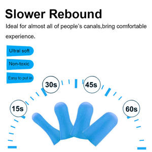 Bouchons d'<span class=keywords><strong>Oreille</strong></span> Jetables Personnalisés en Mousse, 60 Paires, pour Sommeil, Ronflement, Voyage et Protection Auditive pour <span class=keywords><strong>Moto</strong></span> - Product Image 3