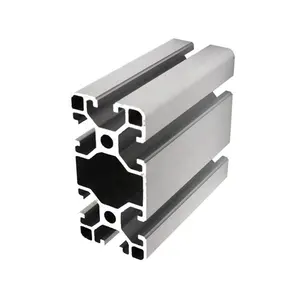 CNC 6063 T5 4080 工业铝型材的工作台镜架材质插槽t跟踪挤压