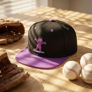 Casquettes Snapback à visière plate tendance, patch PVC personnalisé, logo brodé, unisexe, acrylique, classique, hip-hop, sport, extérieur - Product Image 6