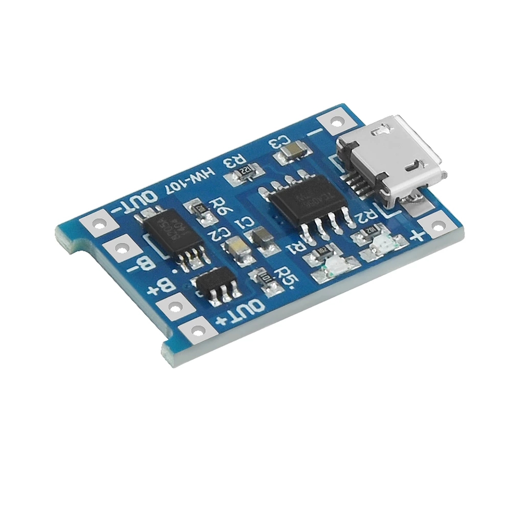 Module de chargeur de batterie au Lithium carte de charge avec Protection double fonctions 1A Li-ion Micro USB 5V 1A 18650 TP4056