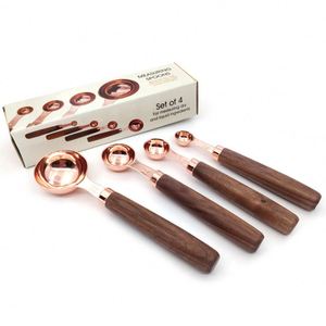 ชุดช้อนตวงสแตนเลสสตีลสีโรสโกลด์ 4 ชิ้น ขายดี มีความต้องการสูง - Product Image 6