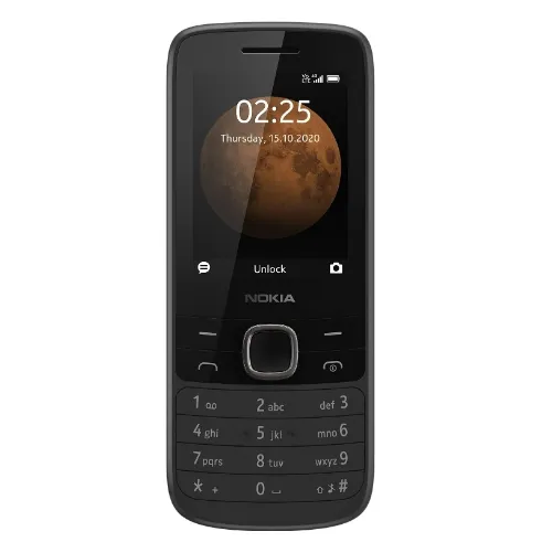 NOKIA 225 ( 2020 VERSION) 用の中古携帯電話4GデュアルSIM中古卸売バー機能新しいキーボードロック解除携帯電話