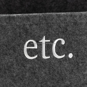 Cesto de Ropa Sucia de Fieltro Multifuncional, Cesta de Almacenamiento de Ropa, Mantas y Artículos Diversos, Cesta para Juguetes, Bordado - Product Image 4