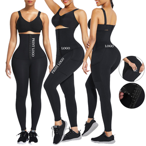 HEXIN Custom Plus Size Leggings da donna ganci regolabili vita alta Trimmer vita donna - Product Image 1