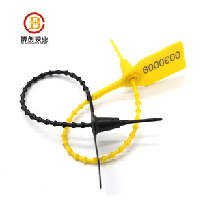 Scellé de sécurité numéroté BCP503 pour conteneurs, étiquette de scellage en plastique pour extincteurs - Product Image 4