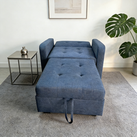 Fauteuil simple japonais personnalisé, éponge haute densité, canapé-lit simple, écologique, durable, pliable