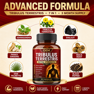 Cápsulas de Extracto de Tribulus Terrestris, Suplemento Herbal Nutricional para el Cuidado de la Salud - Product Image 3