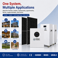 Convertisseur solaire hybride monophasé IP54 16,8 kW, contrôleur tout-en-un