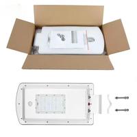 Lámpara Solar Monocristalina IP65 Todo en Uno con Batería LiFePO4, LED de Aleación de Aluminio, 6V DC, 80 CRI, Ángulo de Haz de 140°, Radar, para Jardín