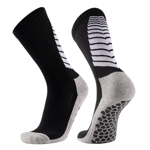 Men's Crew Sports <b>Socks</b> Youth & Children Grade Summer Anti-Slip Football with PVC <b>Grip</b> & Terry Cushion Digital Printed - Product Image 2
