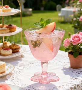 Venta caliente moderna forma de flor copa de vino tinto para flautas transparente helado vidrio hogar bares cocina Martini taza <span class=keywords><strong>grande</strong></span> - Product Image 3