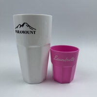 Verres à boire réutilisables compatibles lave-vaisselle, gobelets en plastique acrylique 500 ml, tasses en plastique acrylique