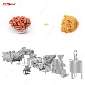 Skala Kecil Otomatis Almond Butter Koloid Selai Kacang Membuat Mesin Di India