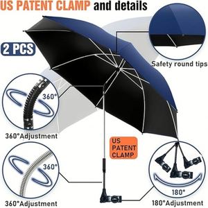 Support portable en alliage détachable pour chaise de plage pliable, compatible avec les poussettes de pêche, pour camping extérieur et parasol transfrontalier - Product Image 4
