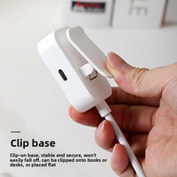 Lampe de bureau LED créative de style nordique, mini, à clipser sur lit, rechargeable, protection oculaire, veilleuse