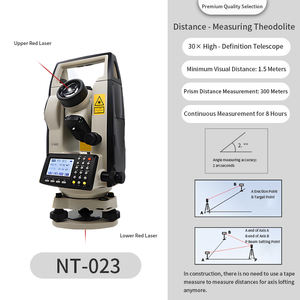 Théodolite électronique/numérique SOUTH avec support de prisme, mesure de <span class=keywords><strong>distance</strong></span> jusqu'à 300 mètres, réglage de l'axe, 1 an de garantie, origine Chine, 11 kg - Product Image 6