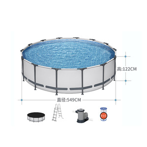 Piscina <span class=keywords><strong>Bestway</strong></span> 56462 Extra <span class=keywords><strong>Grande</strong></span> con Marco de Tubos para Adultos, Piscina Familiar para Bebés y Niños, Piscina de Baño - Product Image 1