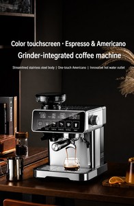 Machine à expresso semi-automatique Home Cafe, 20 bars, acier inoxydable, 1150W, écran tactile, fonctionnement facile - Product Image 5