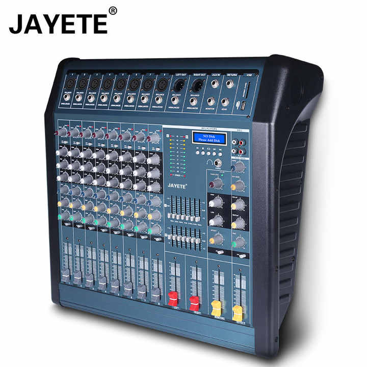 Party Home Karaoke Mixer Amplifier Equalizer 8 Channel Dj Audio Mixer