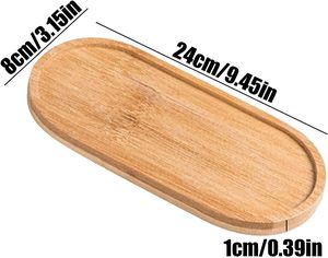 <span class=keywords><strong>Plateau</strong></span> <span class=keywords><strong>de</strong></span> service ovale en bois d'acacia écologique pour charcuterie, fromages, sushis, fruits, desserts, apéritifs et collations - Product Image 2