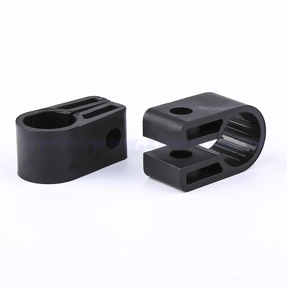 Custom Molded U Plastic Pipe Clamps Clips, Fastening Clip For Pipe Connections