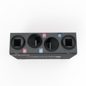 MIA Eco Pair Hrv System Unité de récupération murale Récupérateur d'air intérieur Unité de ventilation passive Ventilation du rotor <span class=keywords><strong>vmc</strong></span> - Product Image 2